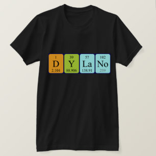 Dylano Periodisk skjorta bord namn Tee
