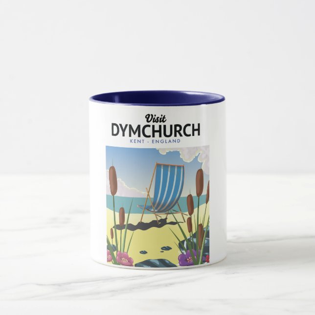 Dymchurch Kent strand reseskylt Mugg (Center)