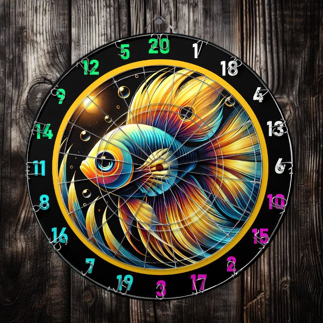 Dynamic Betta Dartboard Wall Art Darttavla (Skapare uppladdad)
