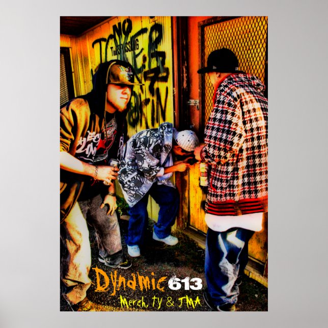 Dynamic Break & Entry (Merch, TY & JMA) [Poster] Poster (Framsidan)