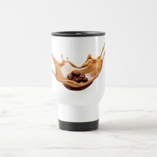 Dynamic Coffee Splash Travel Mug /Coffee Bean Art Resemugg