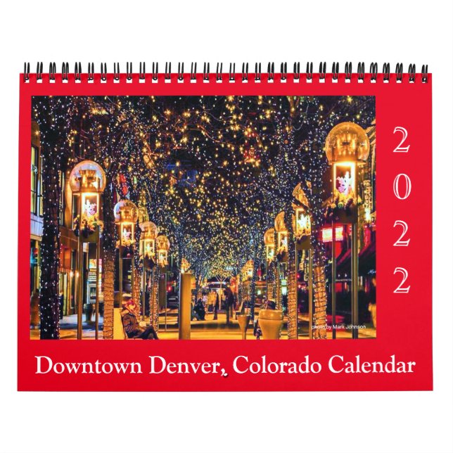 Dynamic Downtown Denver, Co Photo Art Calendar Kalender (Omslag)
