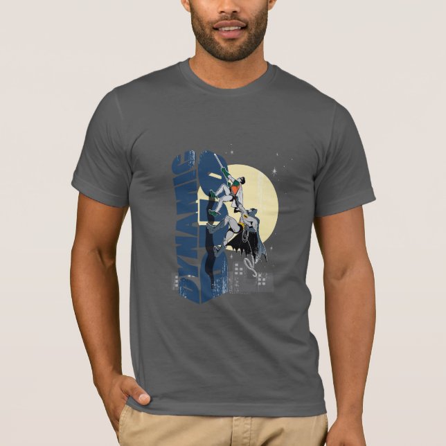 Dynamic Duo-grafik Tee Shirt (Framsida)