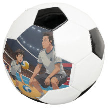 "Dynamic Duo Soccer Ball: Far-Son Bonding Editi