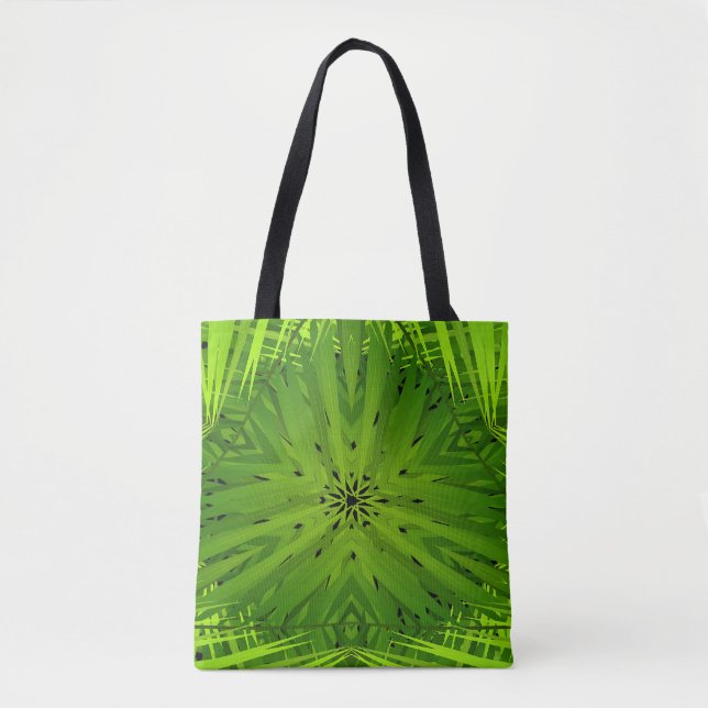 Dynamic Emerald Grönt Design för Tote Bag Tygkasse (Framsida)