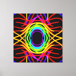 Dynamic Färg Mönster Canvastryck