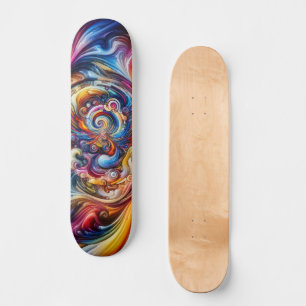 Dynamic Färg Vortex Mini Skateboard Bräda 18,5 Cm