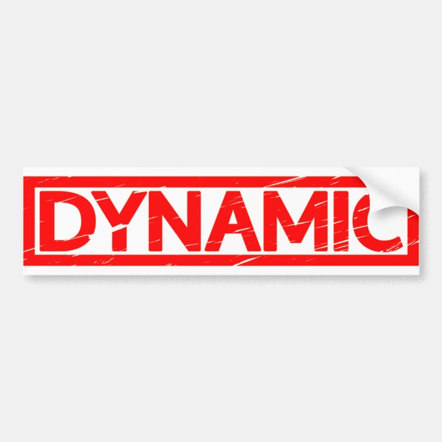 Dynamic Frimärke Bildekal (Framsidan)
