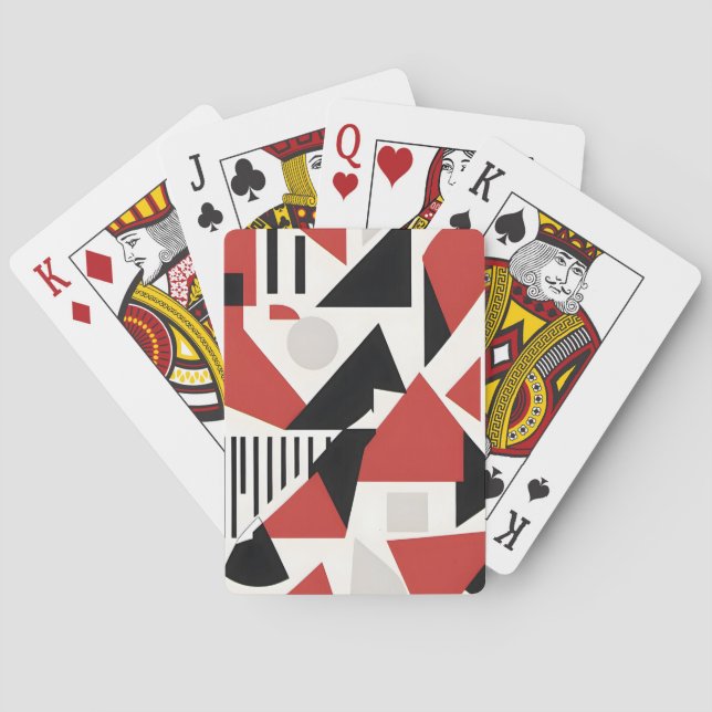 Dynamic Geometric Abstraction Casinokort (Baksidan)