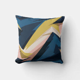 Dynamic Geometric Abstrakt Art Kudde