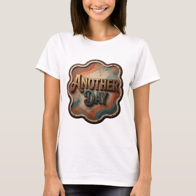 Dynamic Gold EN ANNAN DAG Print T Shirt (Framsida)