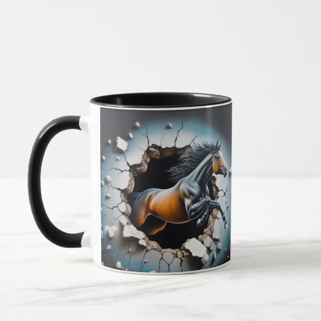 "Dynamic Horse Brewing Wall - 3D Mugg (Vänster)