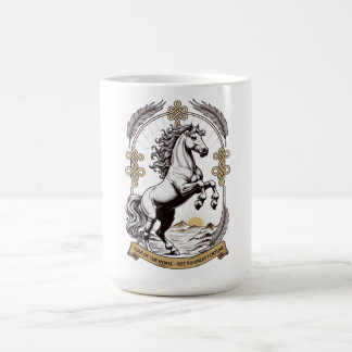 Dynamic Horse Emblem, Chinese New Year Gift Kaffemugg