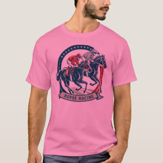 Dynamic Horse Riding Illustration T Shirt