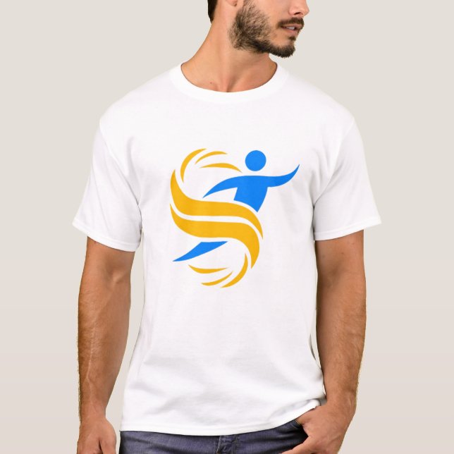 Dynamic Human Motion Logo T-Shirt (Framsida)