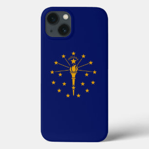 Dynamic Indiana Statlig flagga Graphic på en