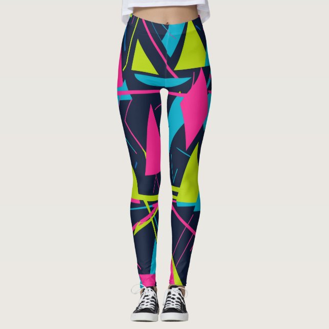 Dynamic linjer leggings (Framsida)