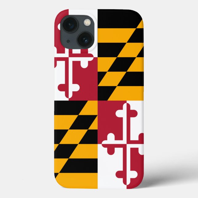 Dynamic Maryland Statlig flagga Graphic on a a (Baksida)