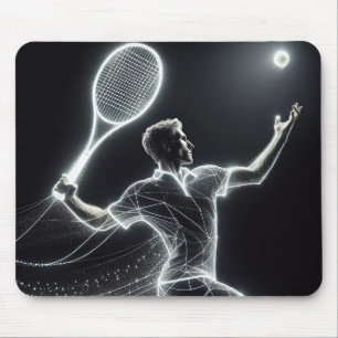 Dynamic Neon Tennis Player Musmatta