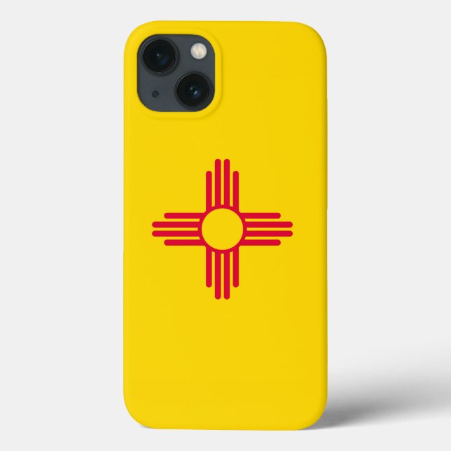 Dynamic New mexico Statlig flagga Graphic på en (Baksida)