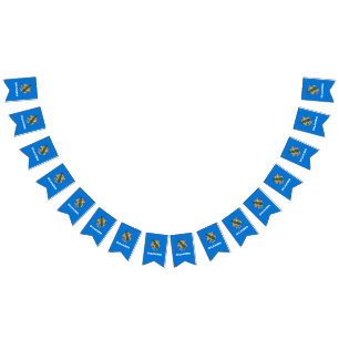 Dynamic Oklahoma Statlig flagga Graphic on a a