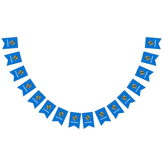 Dynamic Oklahoma Statlig flagga Graphic on a a (Alla)