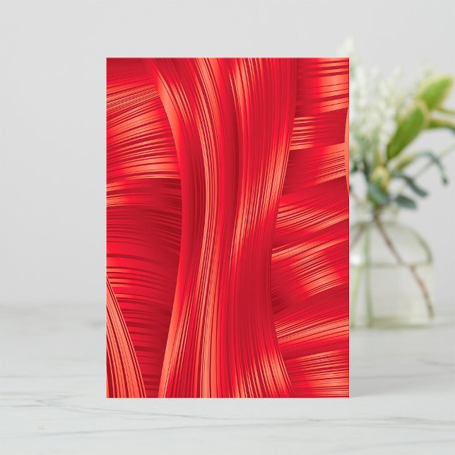 Dynamic Red Muscle Struktur Abstrakt Inbjudningar (Skapare uppladdad)