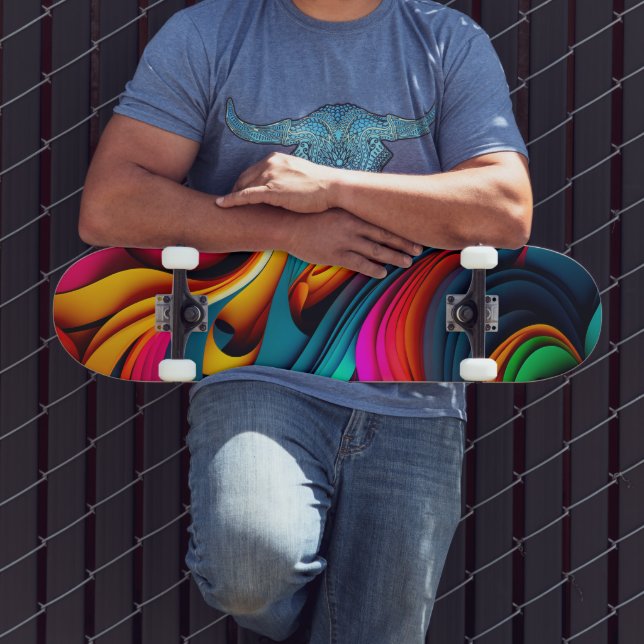 Dynamic Rhythms on Wheels Mini Skateboard Bräda 18,5 Cm (Utomhus 3)