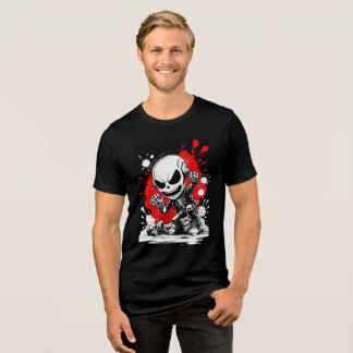 Dynamic Robot Art T-Shirt - Urban Manga Flair