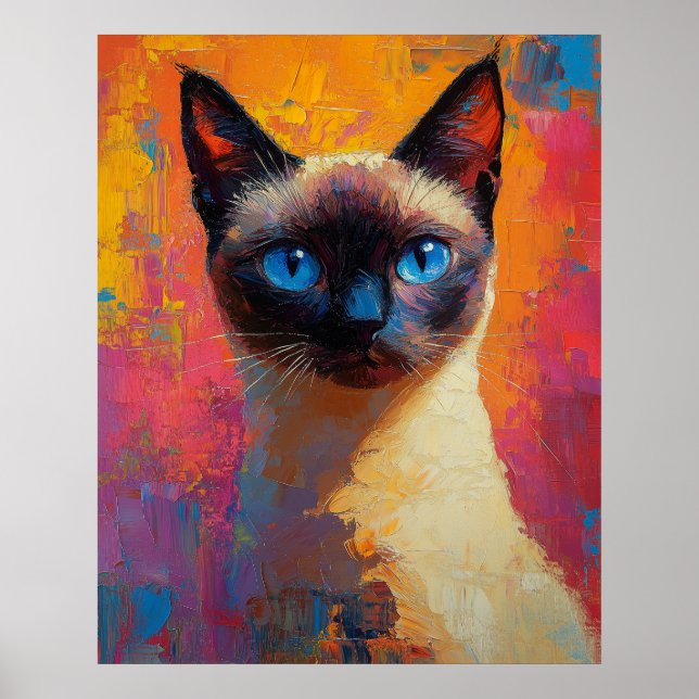 Dynamic Siamese Painting Poster (Framsidan)