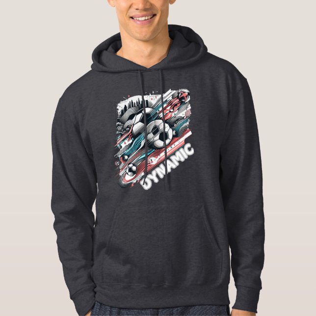 Dynamic Sports Action Hoodie - Energized Athletic (Framsida)