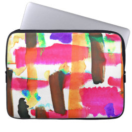 Dynamisk Abstrakt Mönster i konst Laptop Fodral