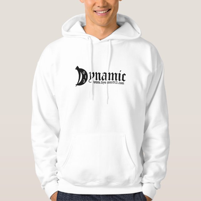 Dynamisk anpassadenamnHoodie Sweatshirt (Framsida)