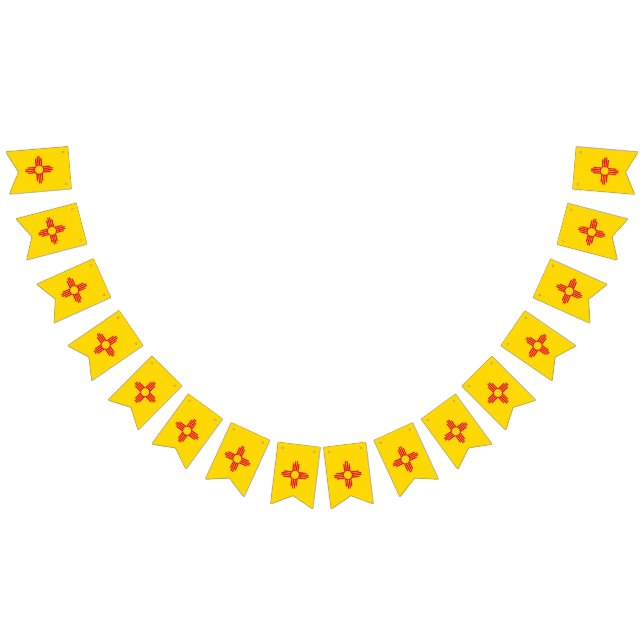 Dynamisk bild av New mexico Statlig flagga på en (Alla)