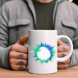 Dynamisk design: Explosivt pulver dekorativt Mugg
