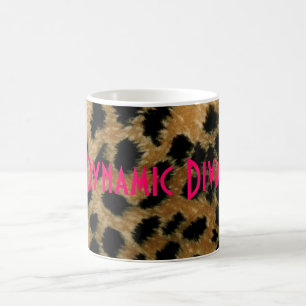Dynamisk Divaleopardmugg Kaffemugg
