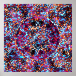 Dynamisk Flerfärgad Abstrakt Kosmisk Texturerad Poster
