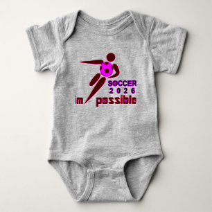Dynamisk fotboll 2026 Silhuett Design T Shirt