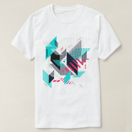 Dynamisk geometrisk Abstrakt T Shirt