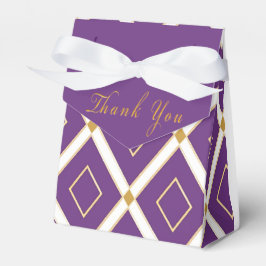 Dynamisk mönstrad Lila för trendiget Violet Presentaskar