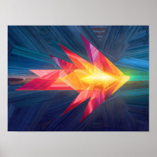Dynamisk Motiverande Konst: Vägen Framåt Poster
