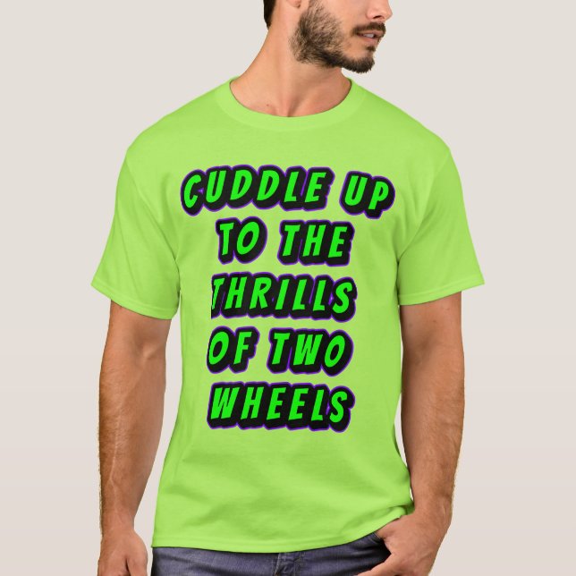 Dynamisk motiverande textdesign t shirt (Framsida)