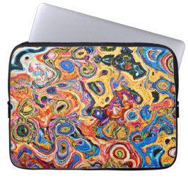 Dynamisk och brant Abstrakt Mönster Laptop Fodral