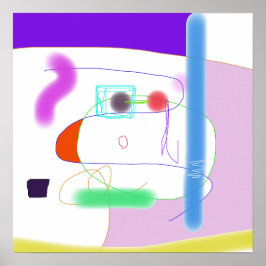 Dynamisk och fungerande scen poster