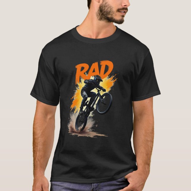 Dynamisk Rad BMX luftburen T Shirt (Framsida)