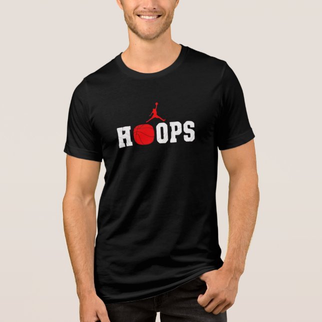 Dynamisk Ringar-basketbolluppspelningsdesign T Shirt (Framsida)