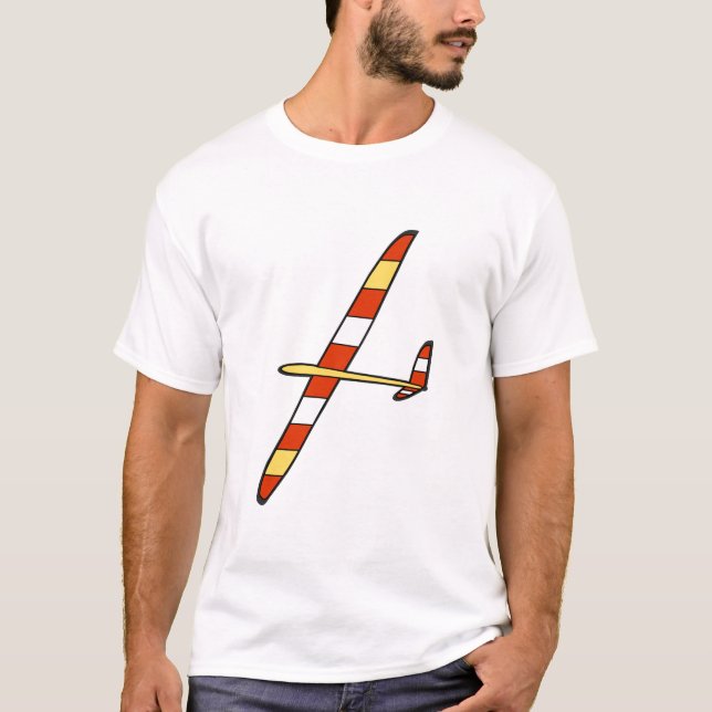Dynamisk Soaring - slutta glidning T-shirt (Framsida)