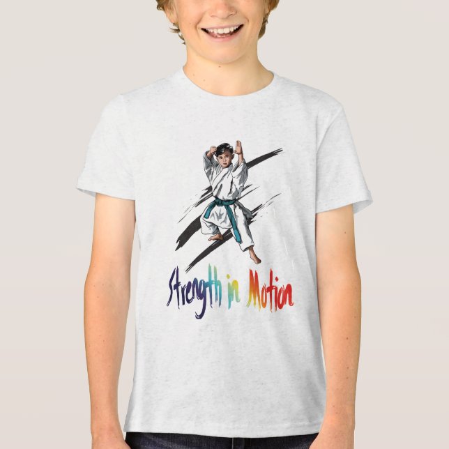 "Dynamisk styrka i varje Rörelse" T Shirt (Framsida)