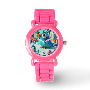 dynamisk tecknad för lekfull armbandsur