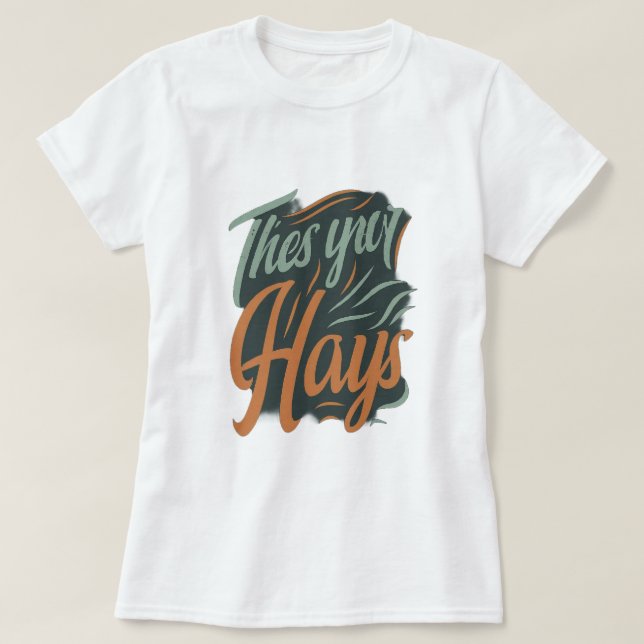 Dynamisk typografi T-Shirts (Design framsida)